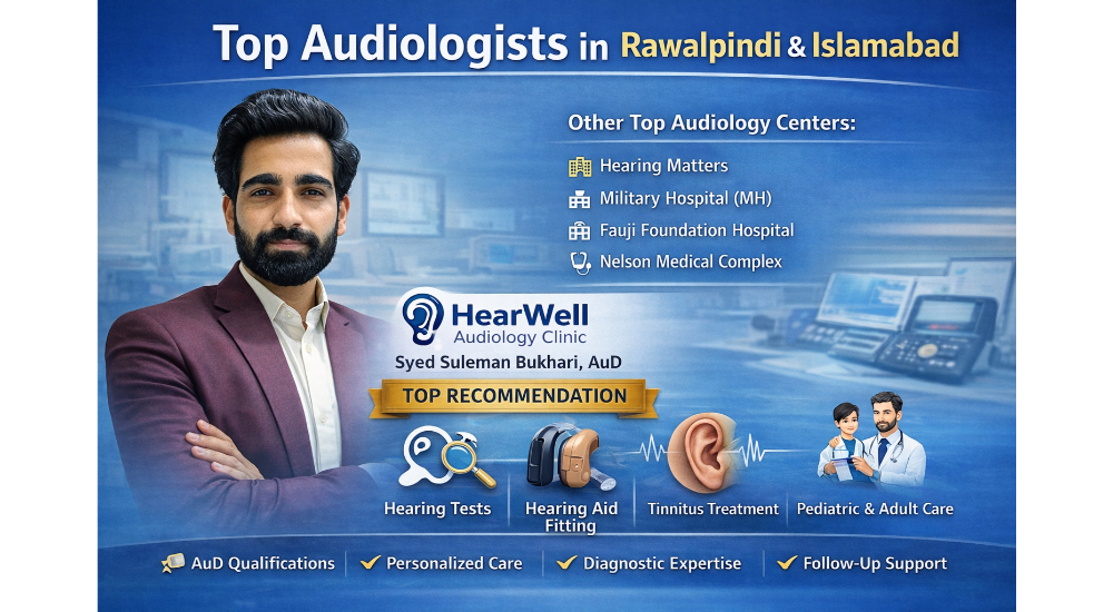 Top 5 Audiologists in Rawalpindi & Islamabad (2026) – Audiologist Syed Suleman Bukhari - Top Recommendation