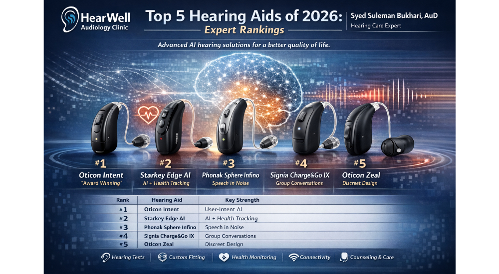 Top 5 Hearing Aids of 2026 - Expert Audiologist Guide (2026)